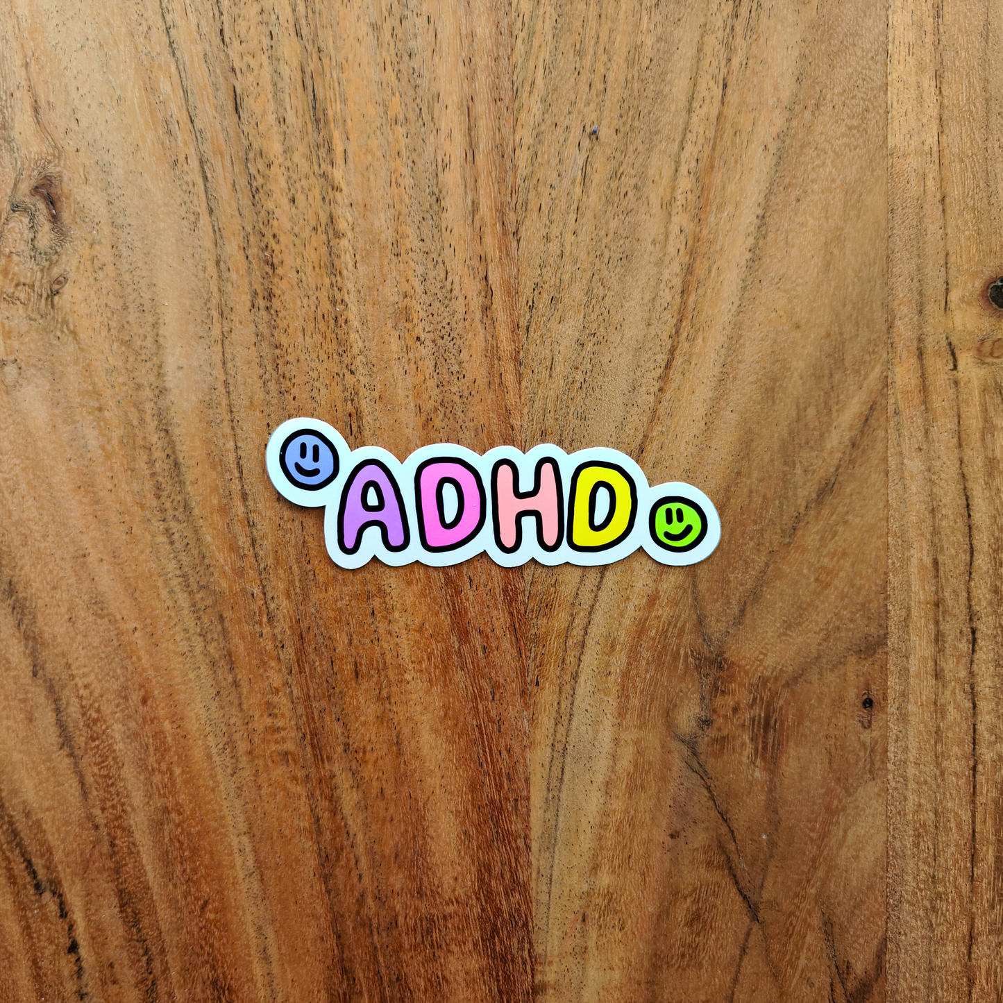 ADHD Matte Sticker | Neurodivergent Pride