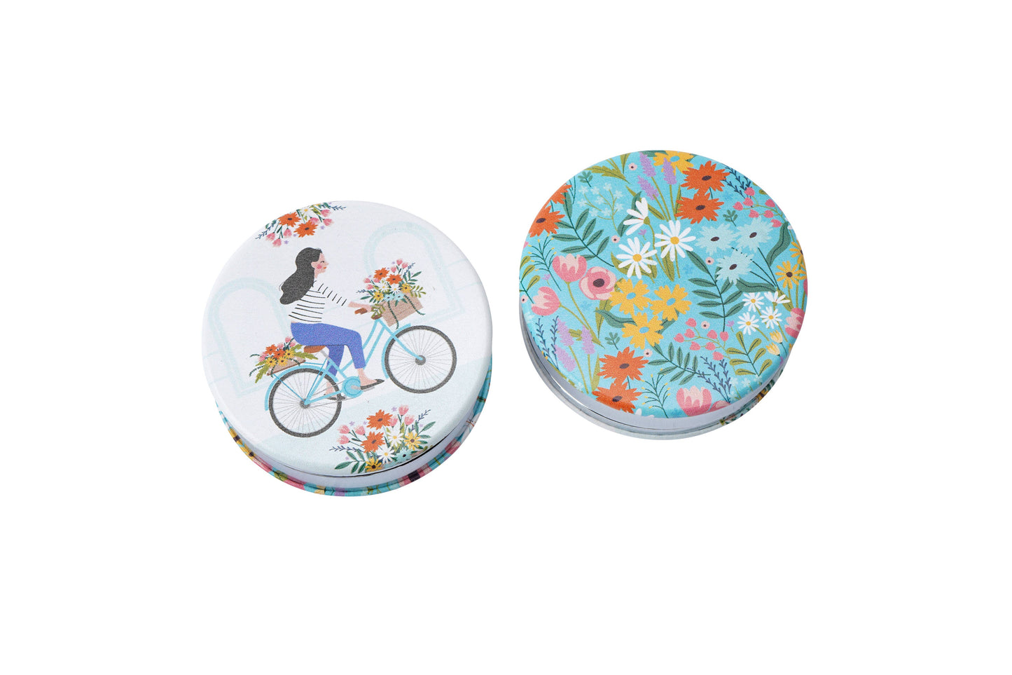 The Flower Basket Pill Box Organiser and Mirror