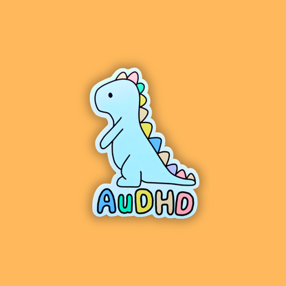 AuDHD Cute Cartoon Dinosaur Sticker