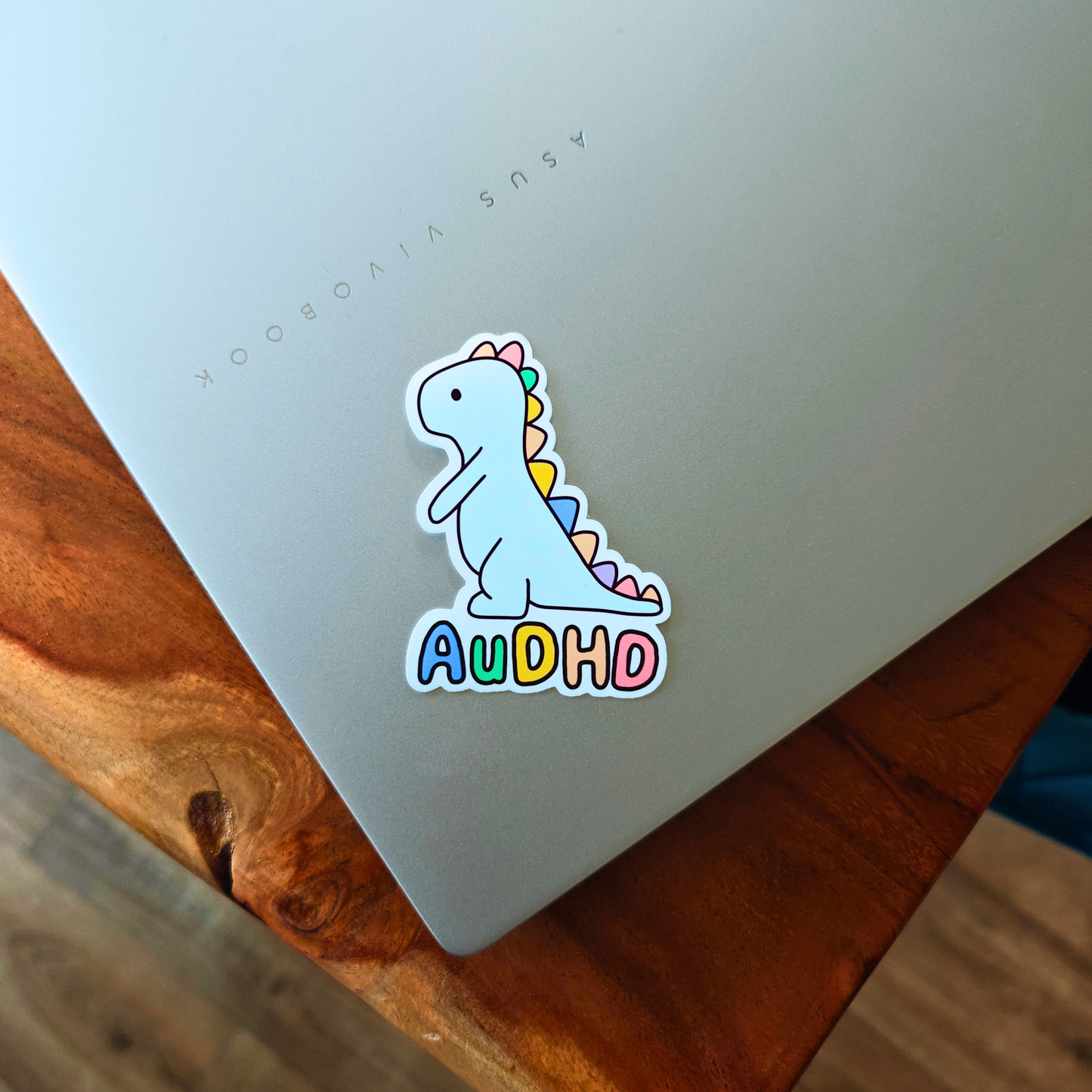 AuDHD Cute Cartoon Dinosaur Sticker