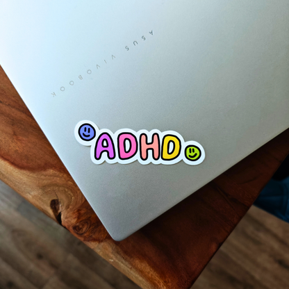 ADHD Matte Sticker | Neurodivergent Pride
