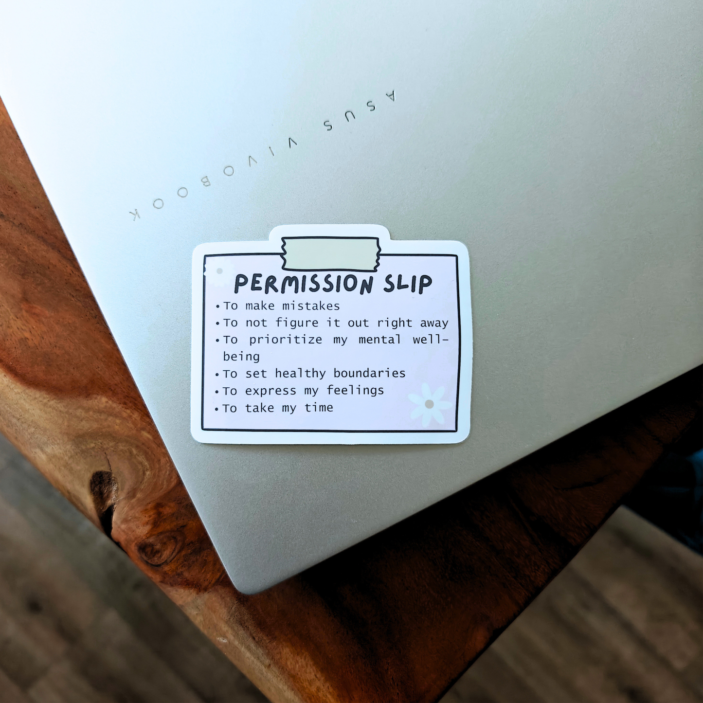 Permission Slip ADHD Sticker