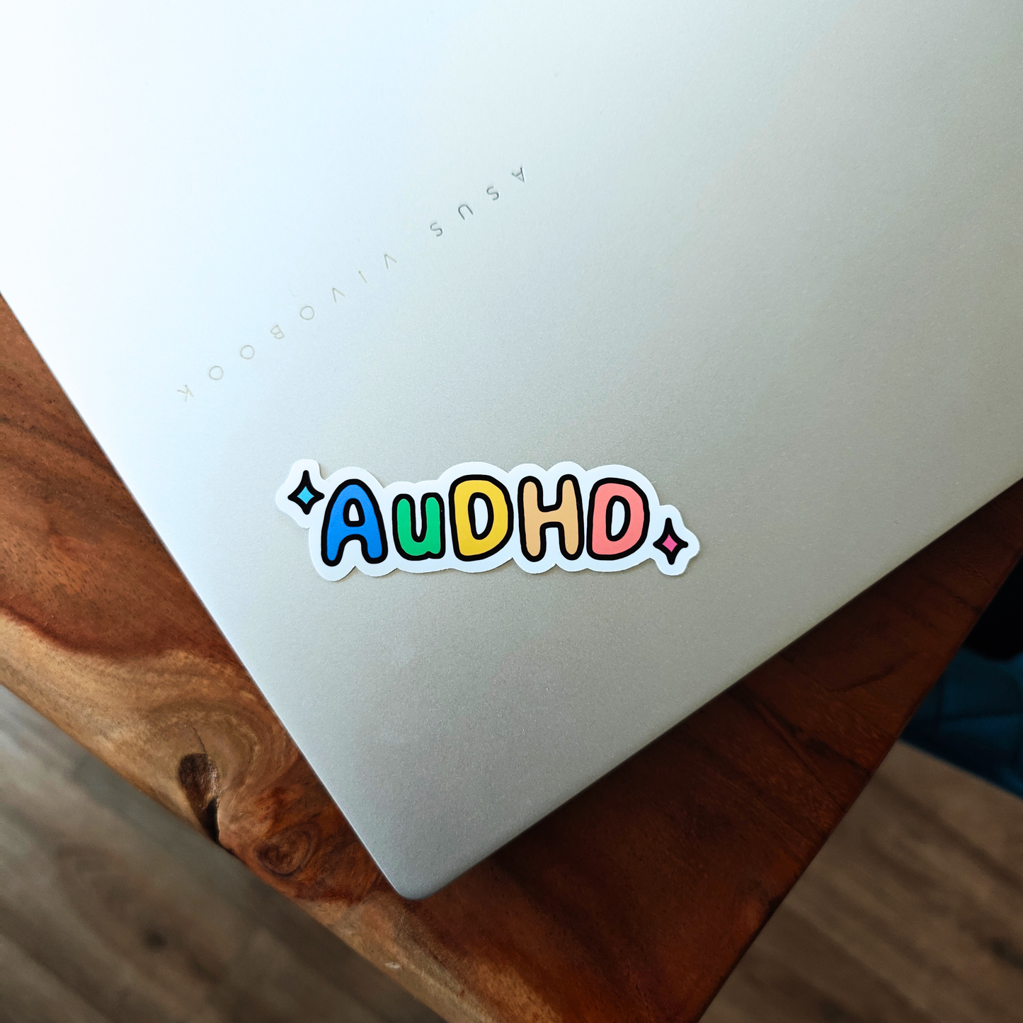 AuDHD Matte Sticker | Autistic & ADHD Pride
