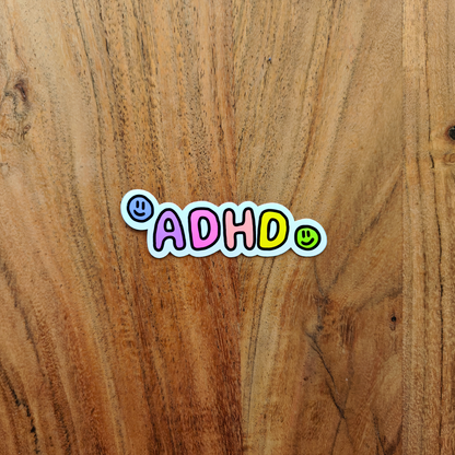 ADHD Matte Sticker | Neurodivergent Pride