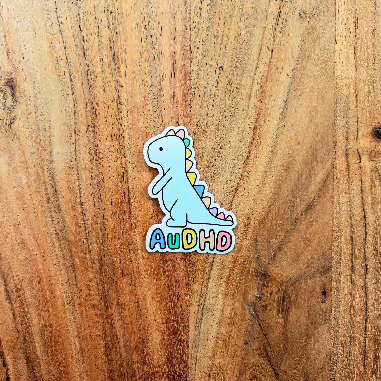 AuDHD Cute Cartoon Dinosaur Sticker